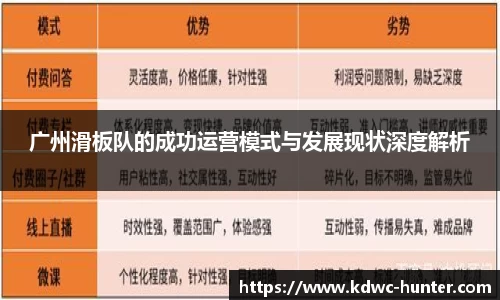 广州滑板队的成功运营模式与发展现状深度解析