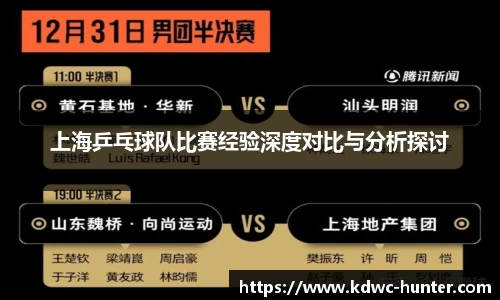 上海乒乓球队比赛经验深度对比与分析探讨